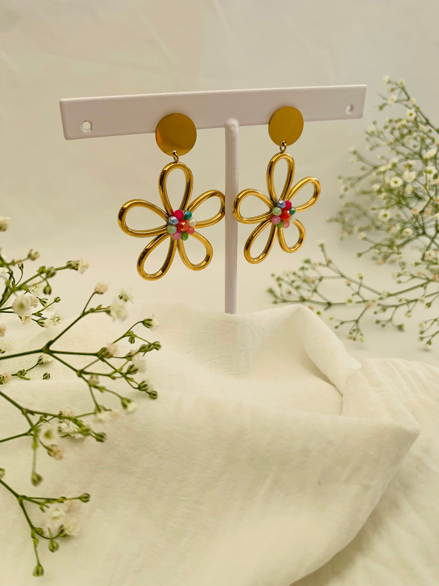 Oorbellen 'floral bloom'