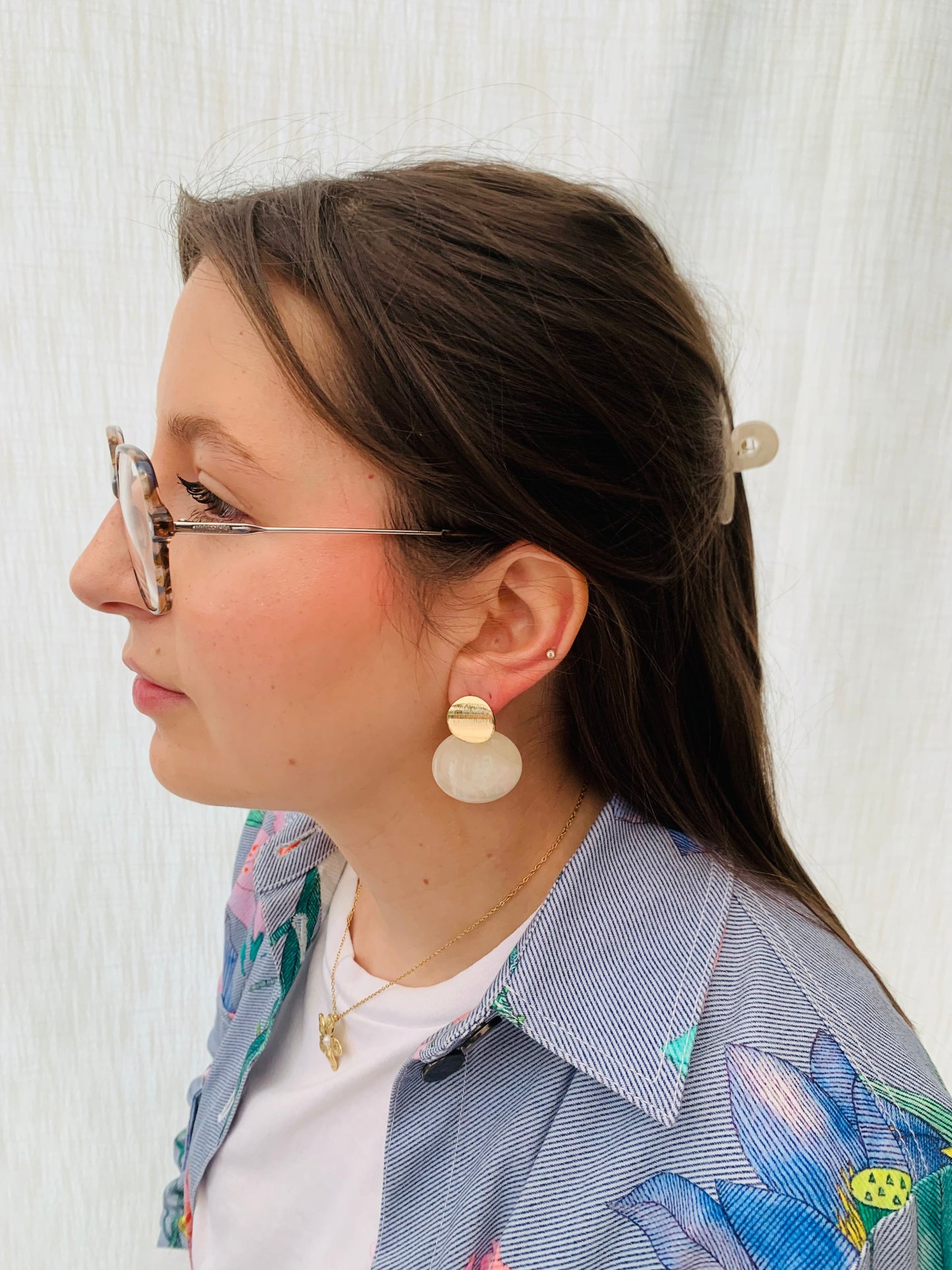 Oorbellen 'golden glow'