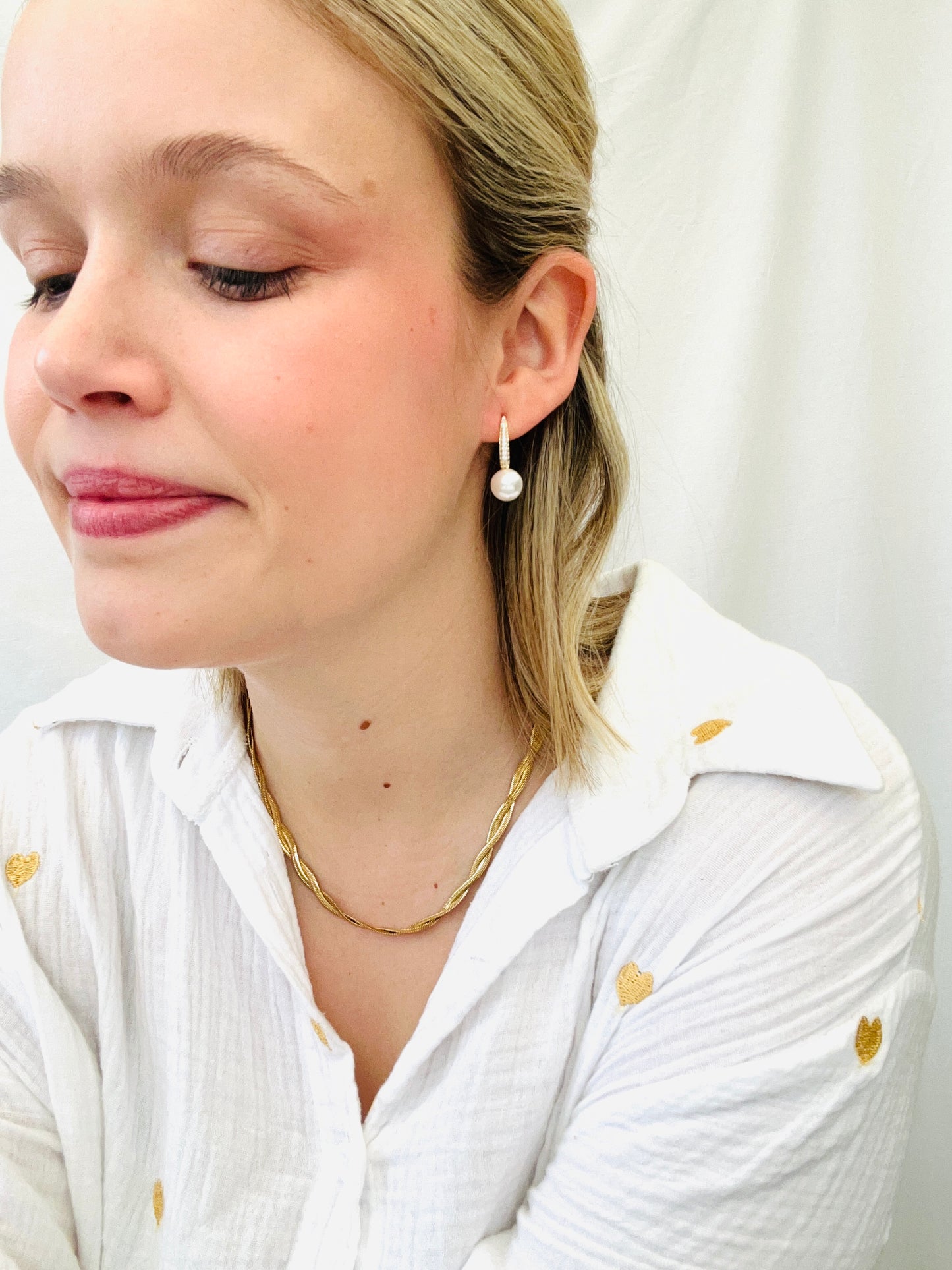 Oorbellen ‘pearl deluxe’