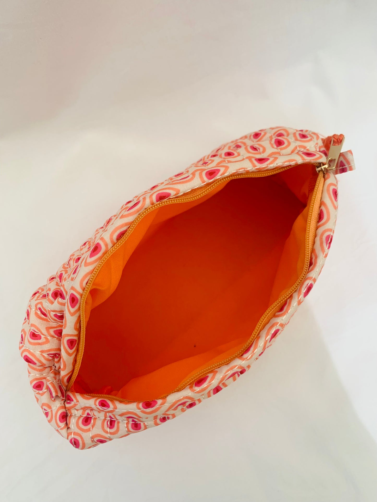 Make-up bag 'retro orange'