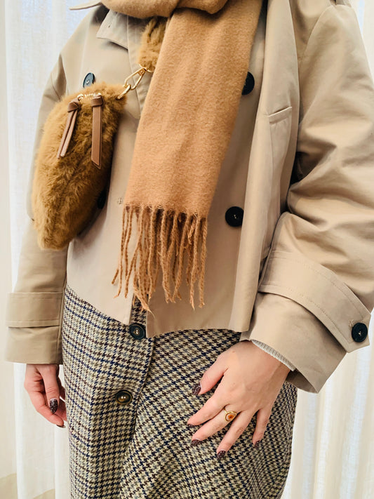 Sjaal ‘brown soft’