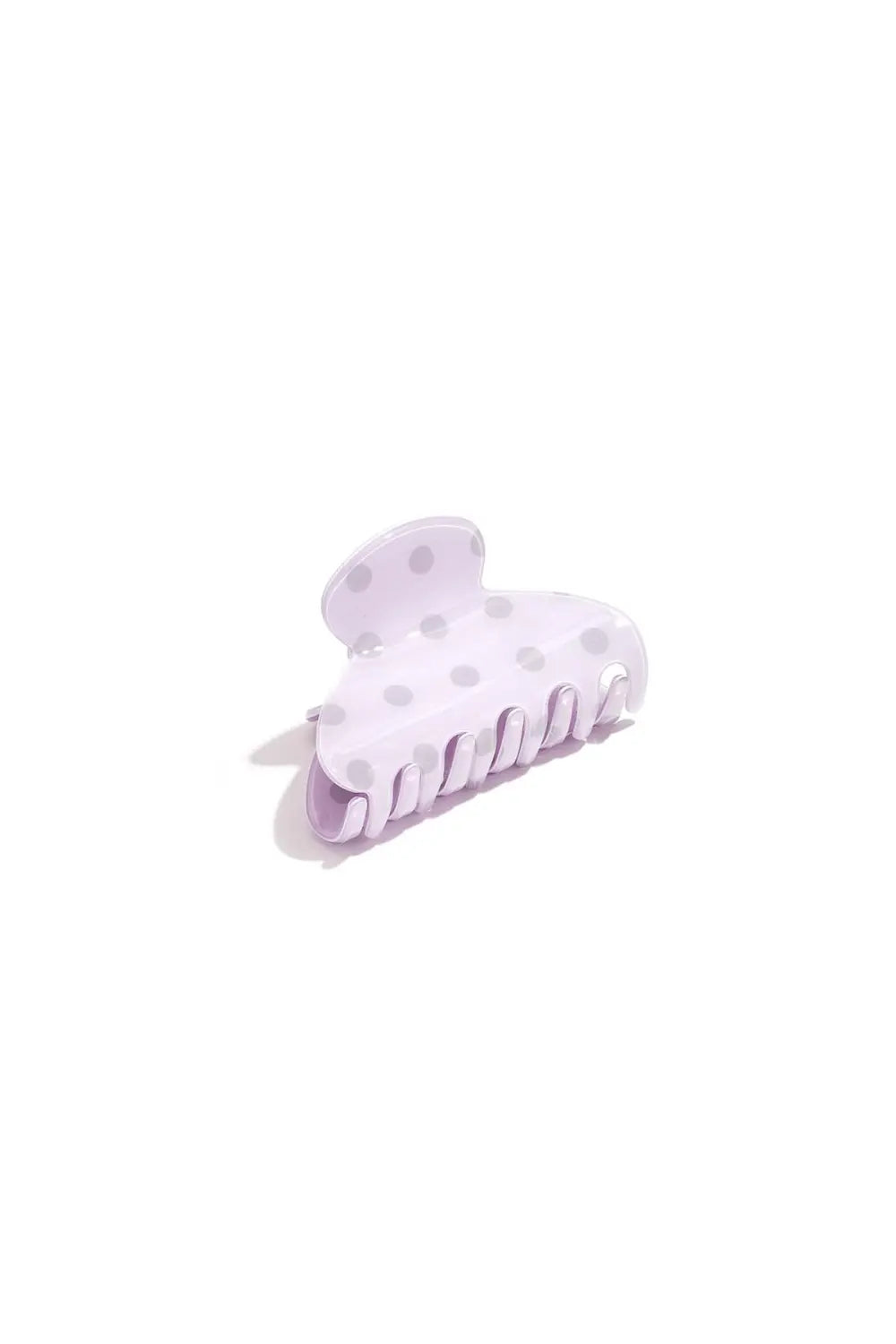 Haarklem 'polka dots mini purple'