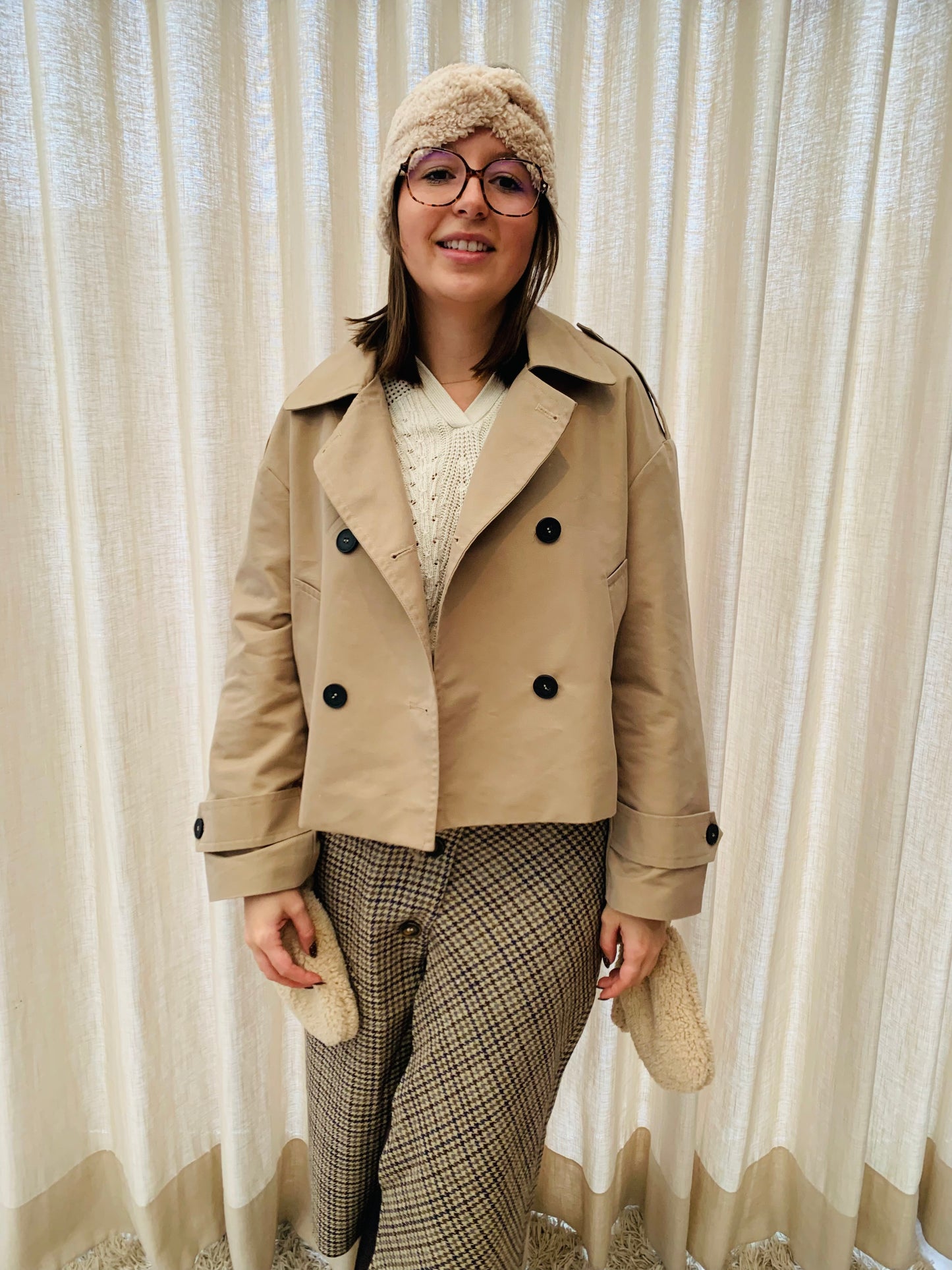 Wanten 'teddy beige'