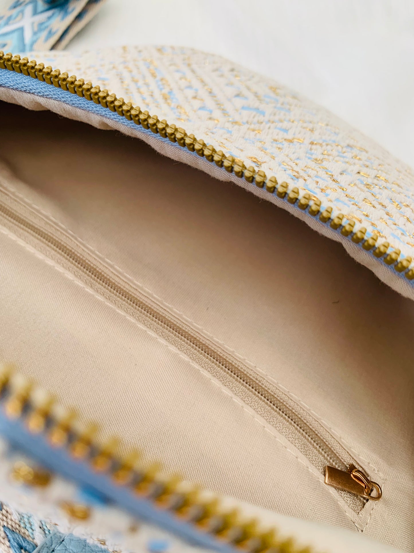 Crossbody 'blue sparkle'