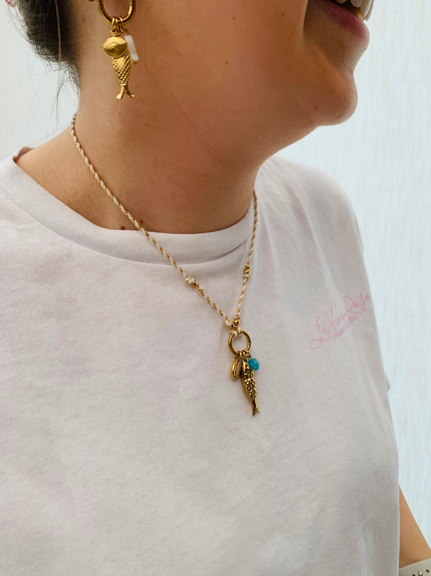 Oorbellen 'golden fish'