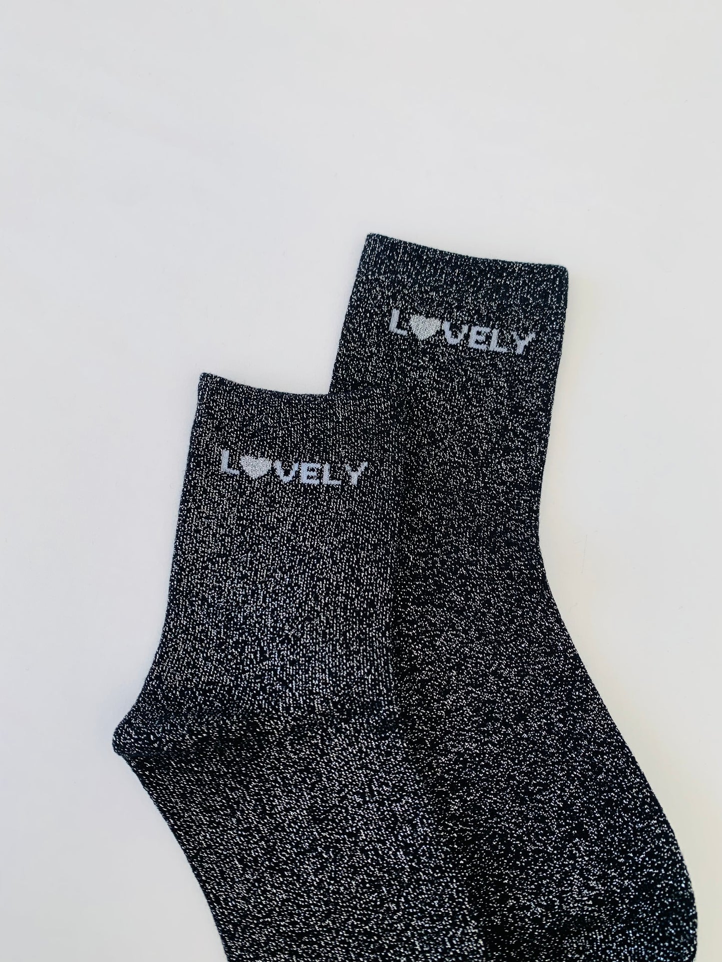 Sokken 'lovely silver'