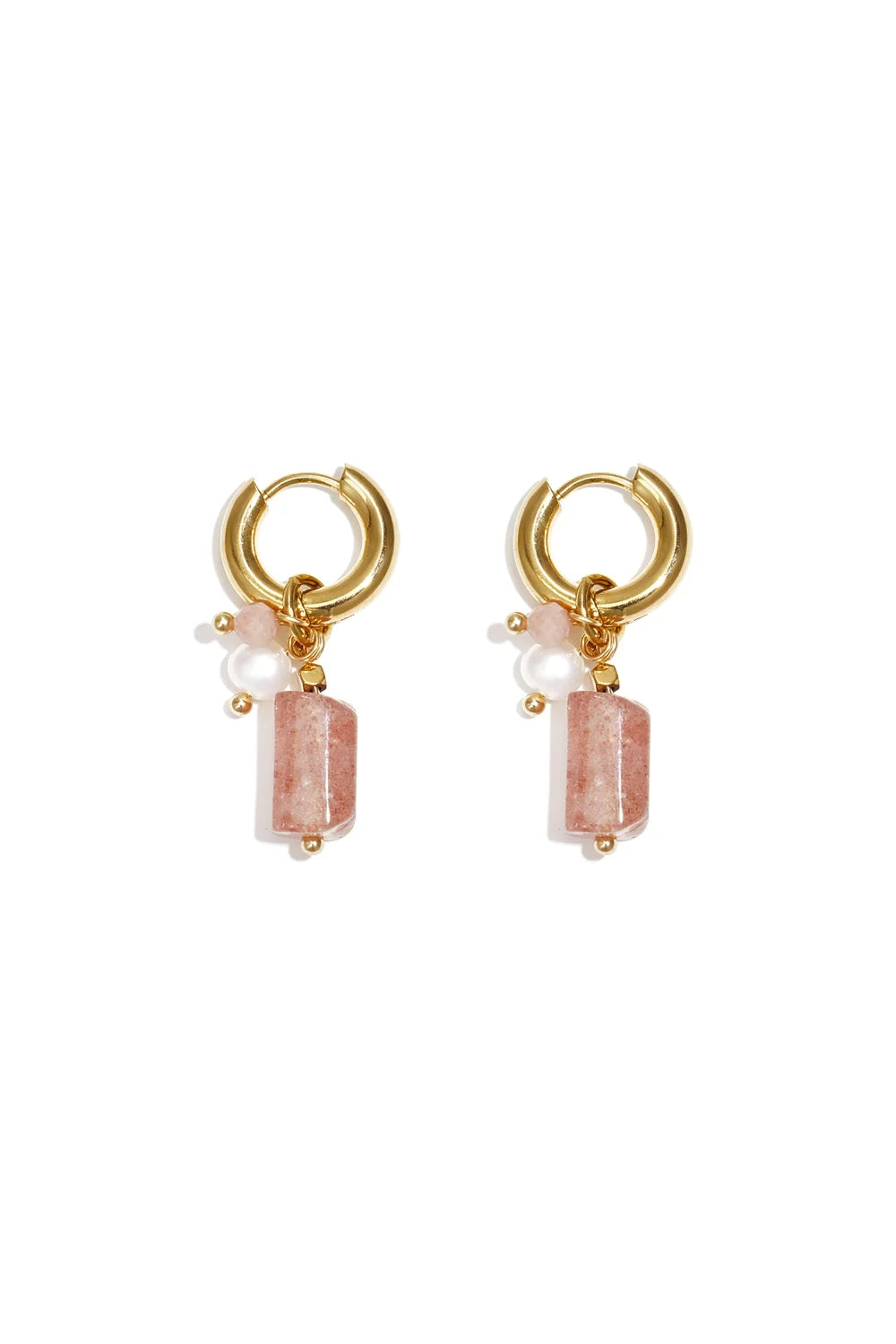 Oorbellen 'mixed bead'