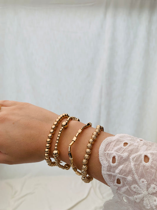 Armband 'golden gems'