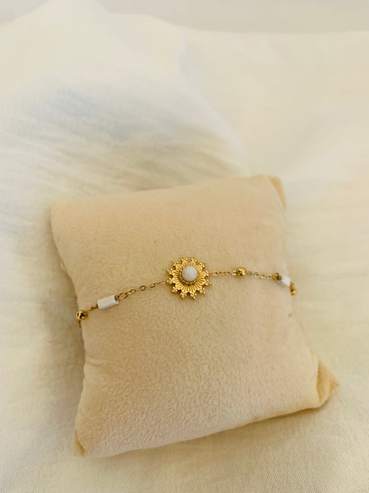 Armband 'daisy pearl'