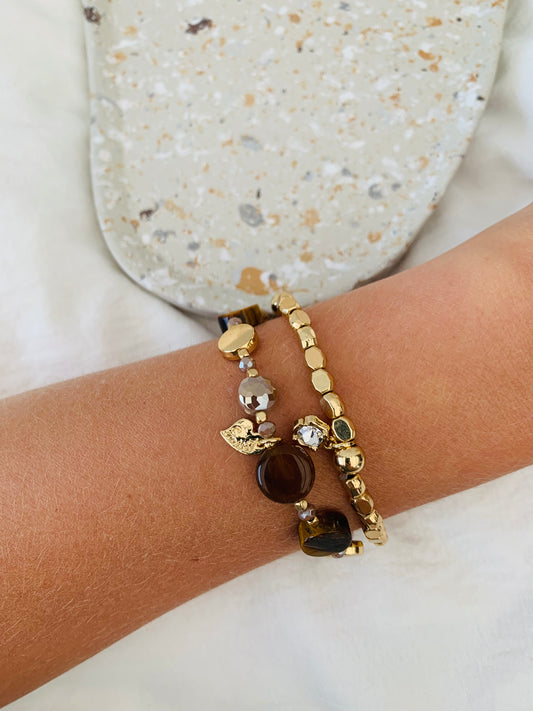 Armband 'golden spark'