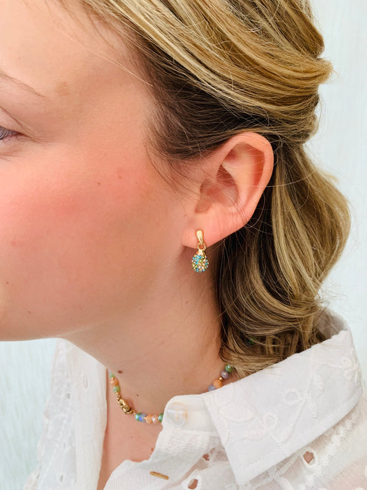 Oorbellen 'color glow'