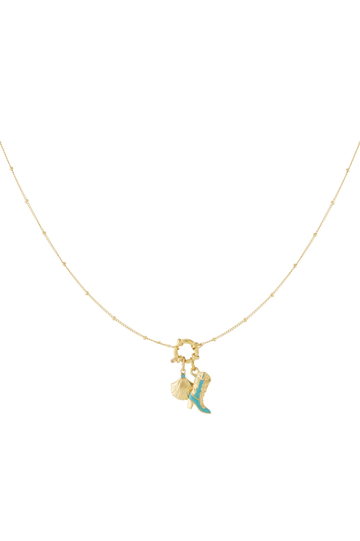 DIY-ketting 'boots & fun'