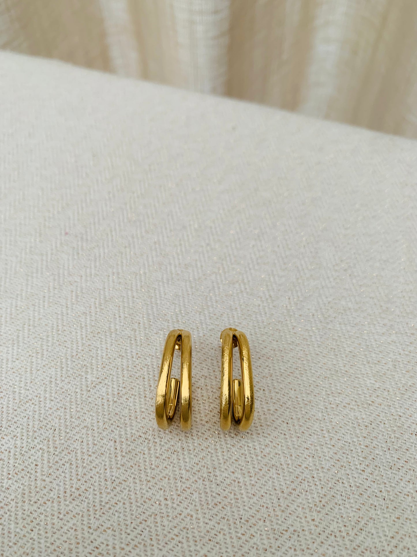 Oorbellen 'golden grace'