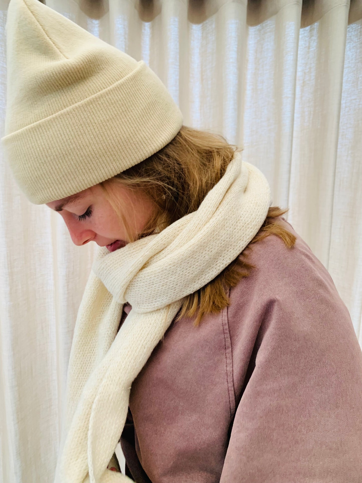 Sjaal ‘white love’