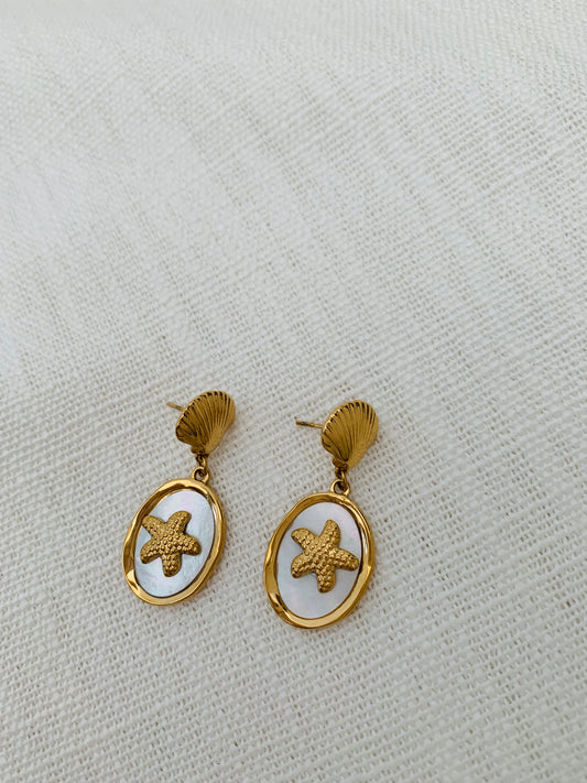 Oorbellen 'seaside charm'