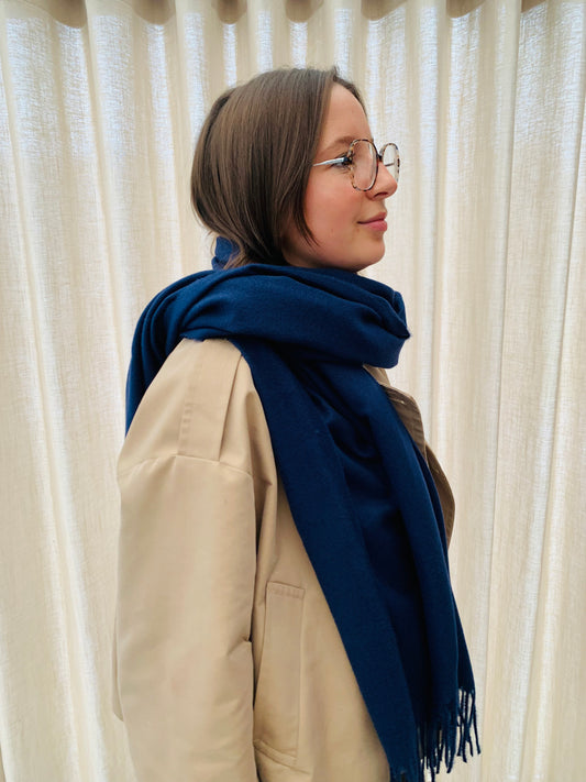 Sjaal ‘dark blue soft’