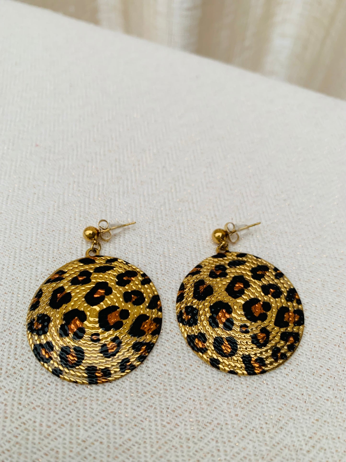 Oorbellen ‘leopard’