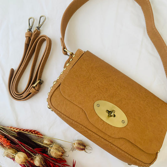 Handtas ‘beautiful brown’