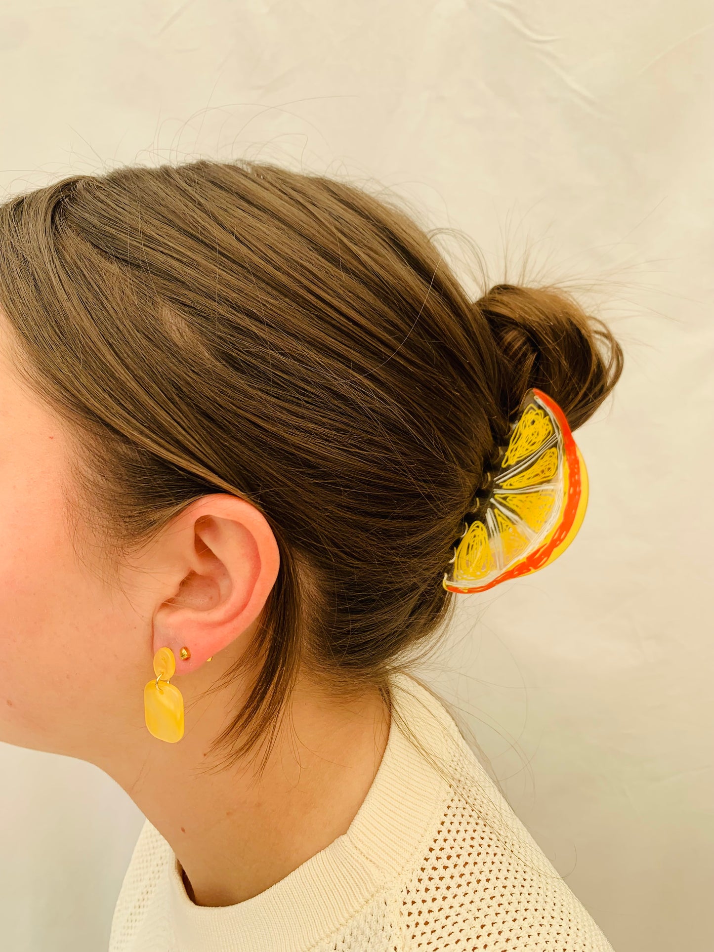 Oorbellen 'nova yellow'