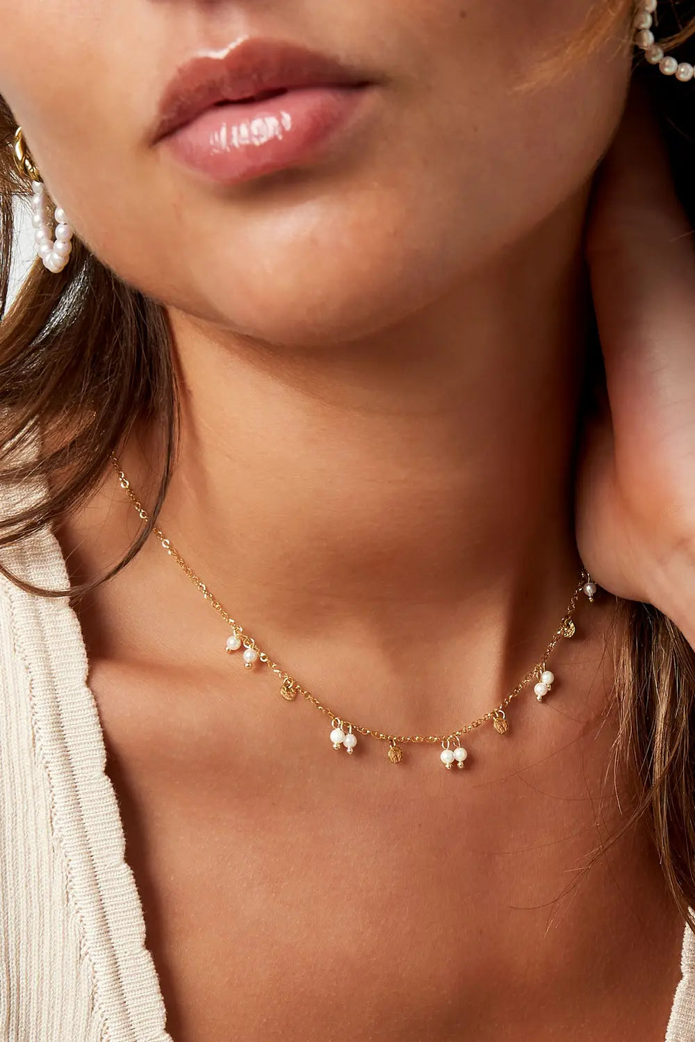 Ketting 'beads & pearls'