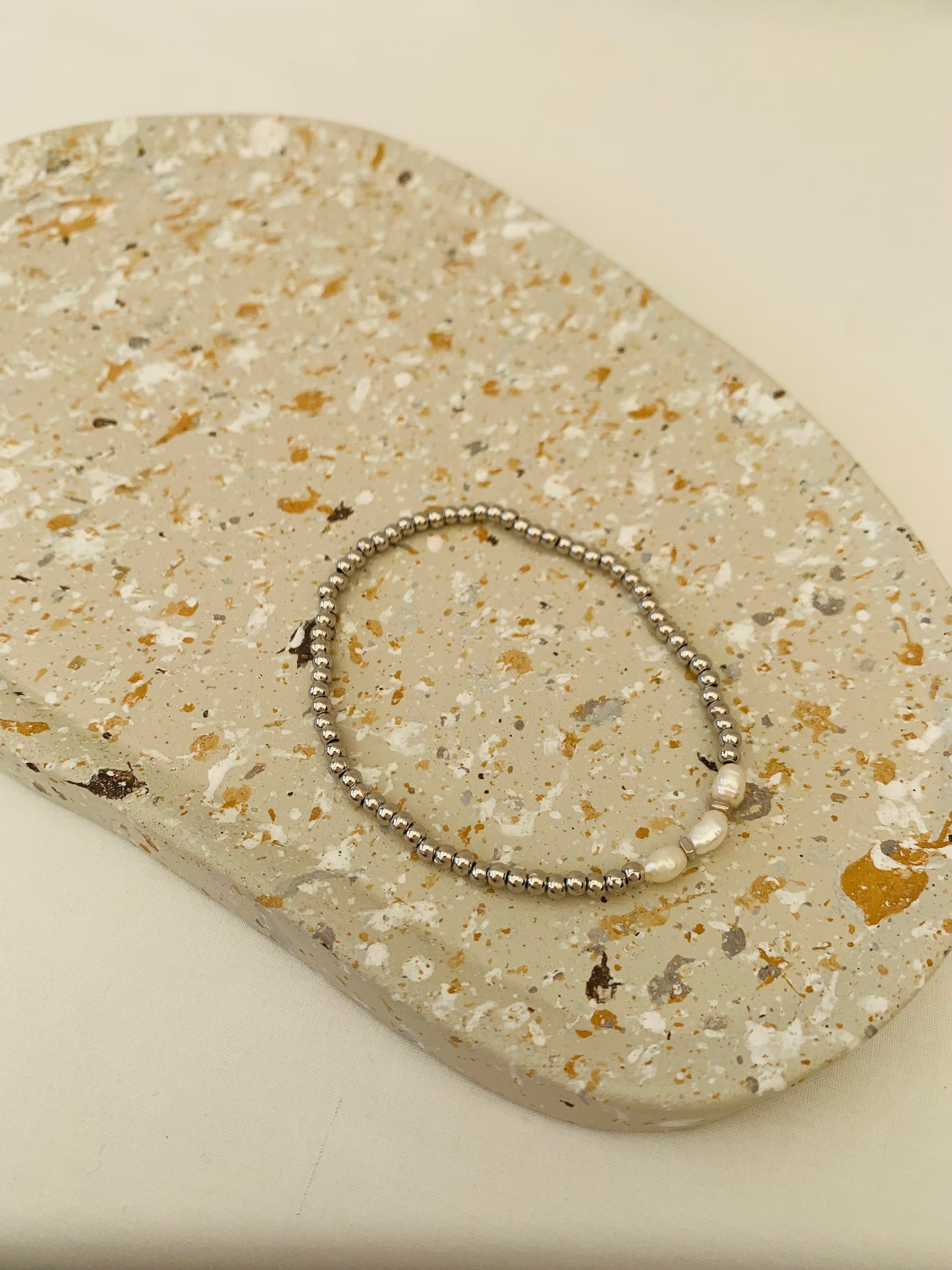 Armband 'pearl light'