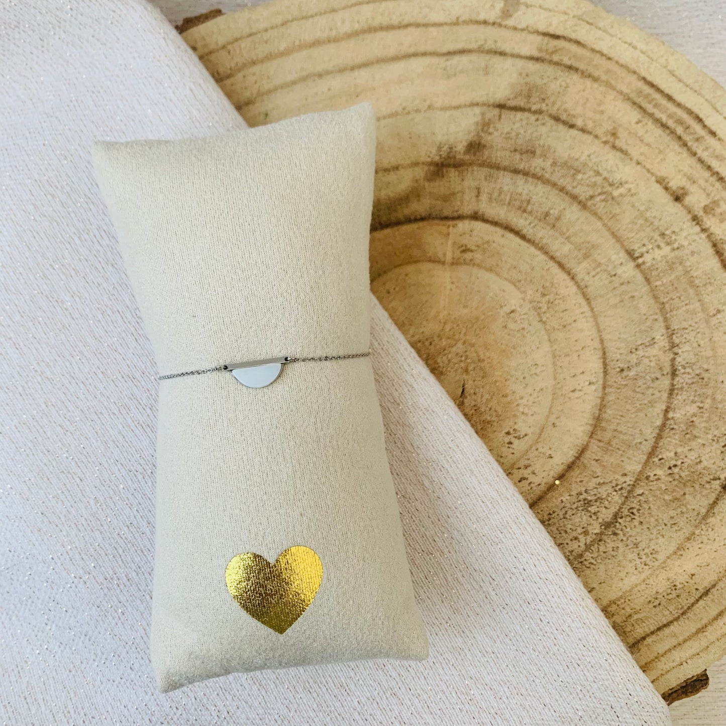 Armband ‘white & silver’