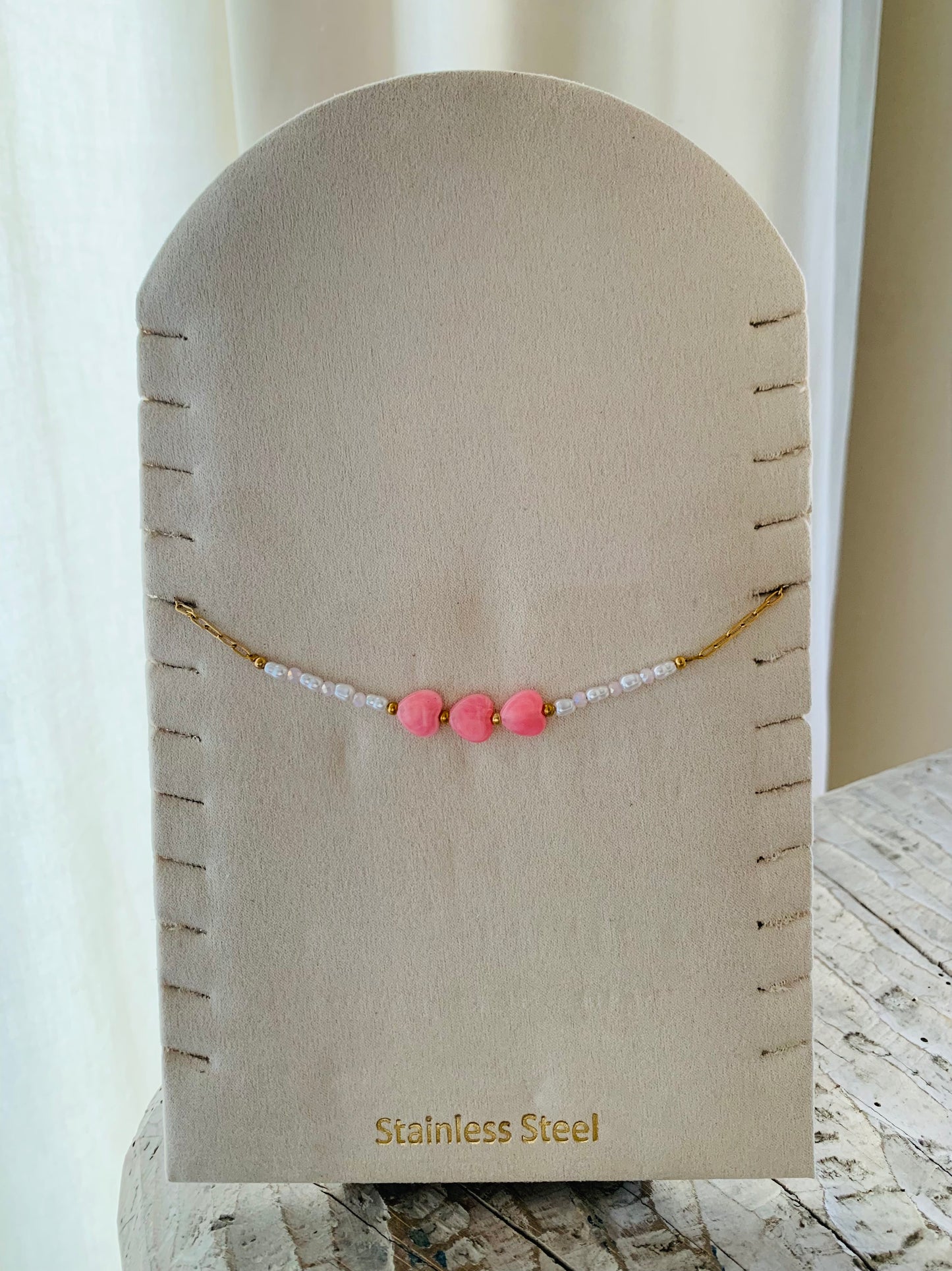 Ketting 'three hearts'