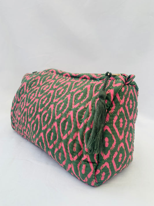 Make-up bag 'retro green'