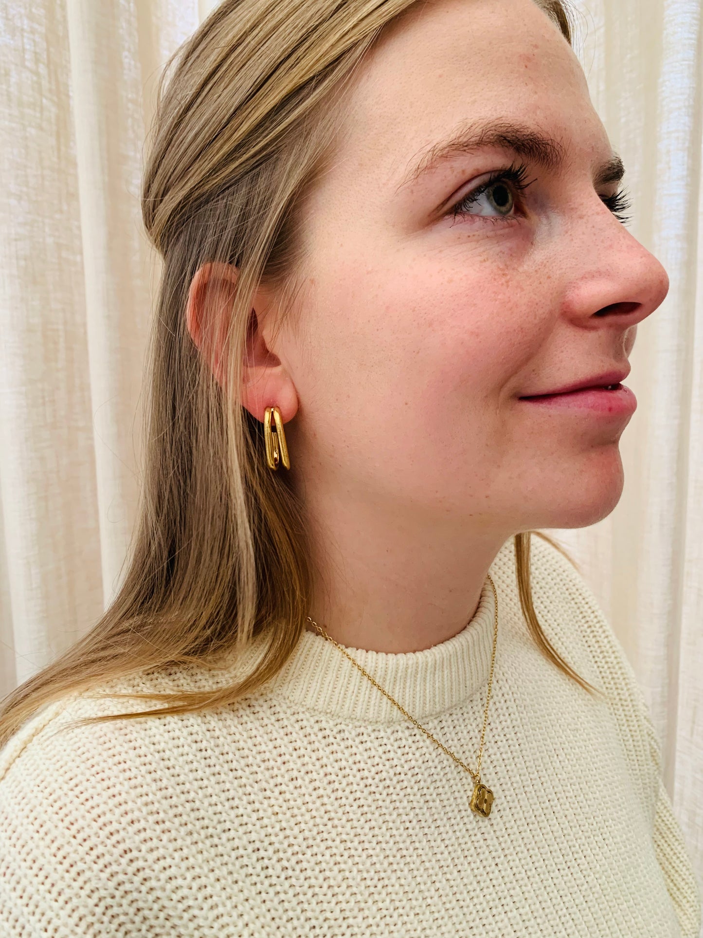 Oorbellen 'golden grace'