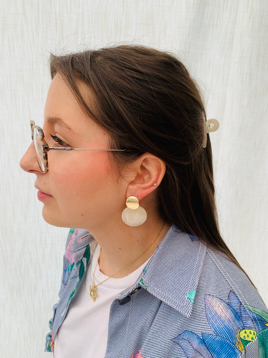 Oorbellen 'golden glow'