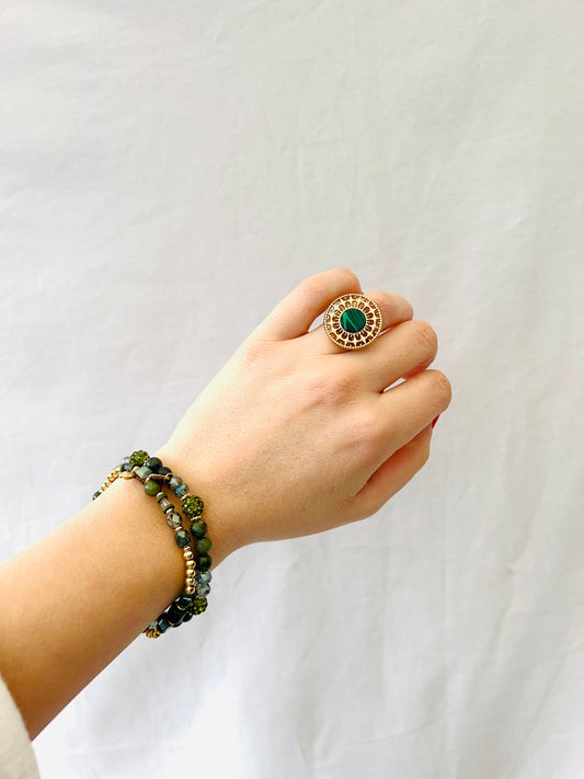 Ring ‘green stone’
