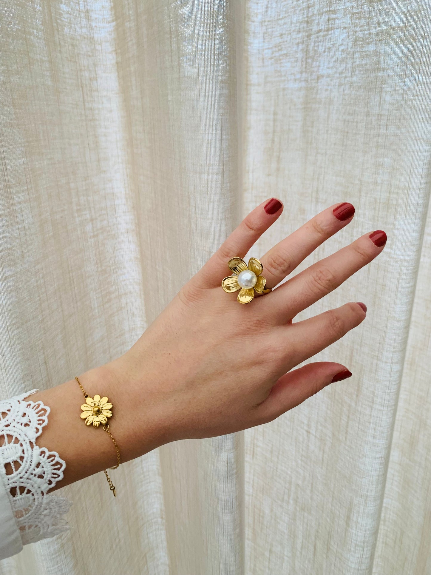 Armband ‘blooming shine’