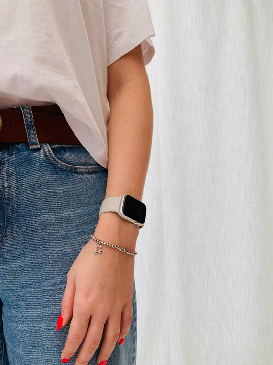 Armband 'silver cherry'
