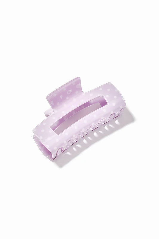 Haarklem 'polka dots purple'