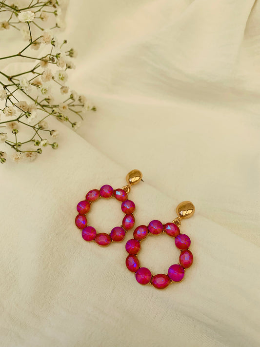 Oorbellen 'rosé allure'