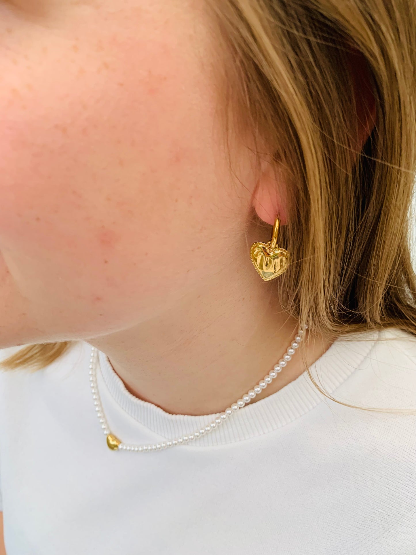 Oorbellen 'love hearts'