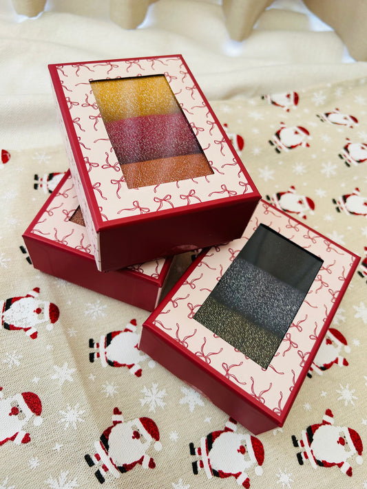 Giftset glittersokken: colorfull