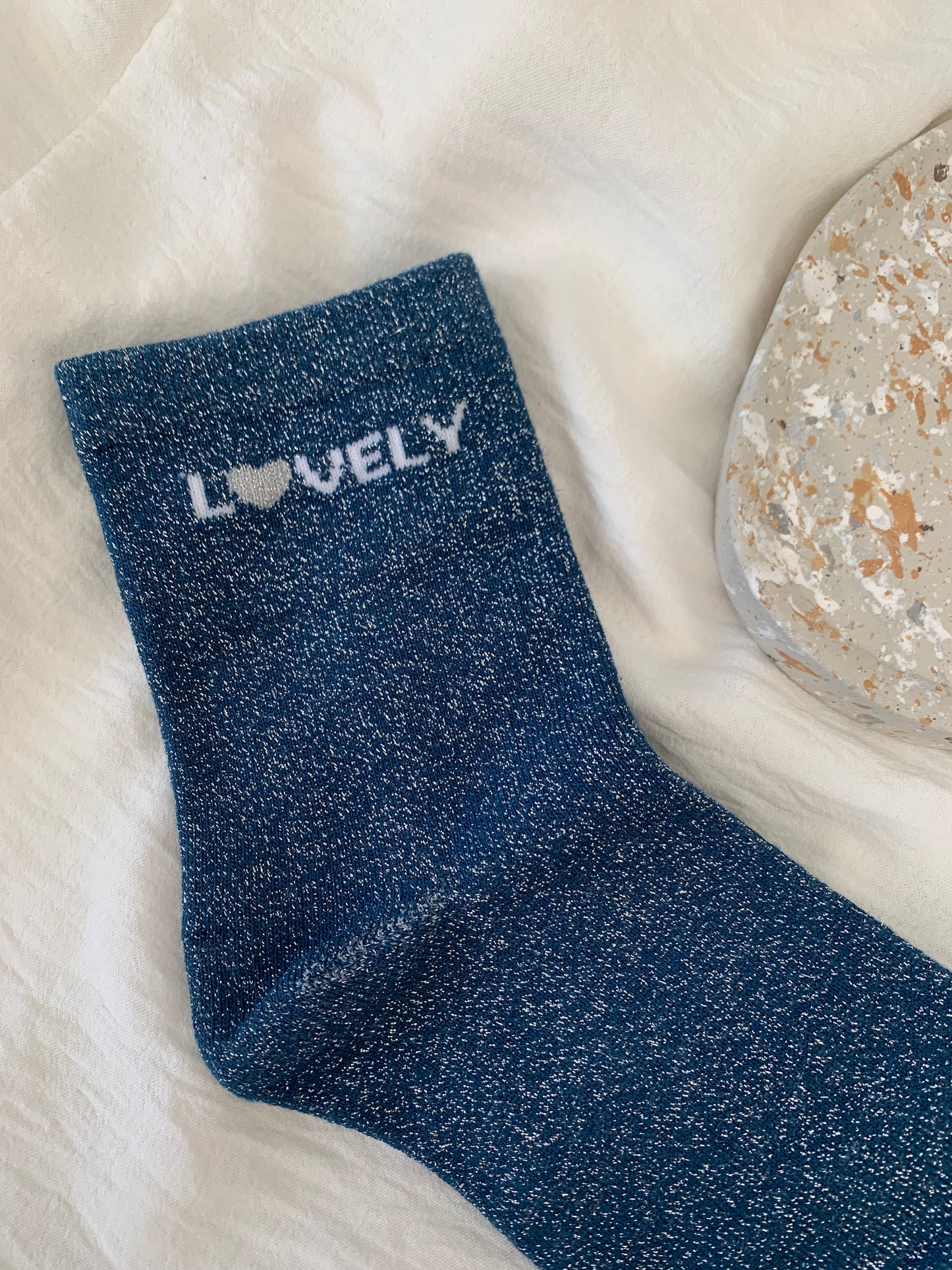 Sokken 'lovely blue'