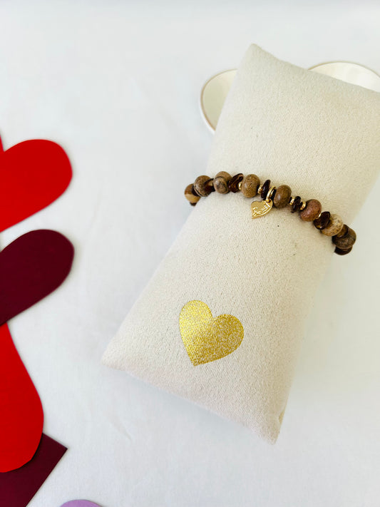 Armband ‘lovely brown’