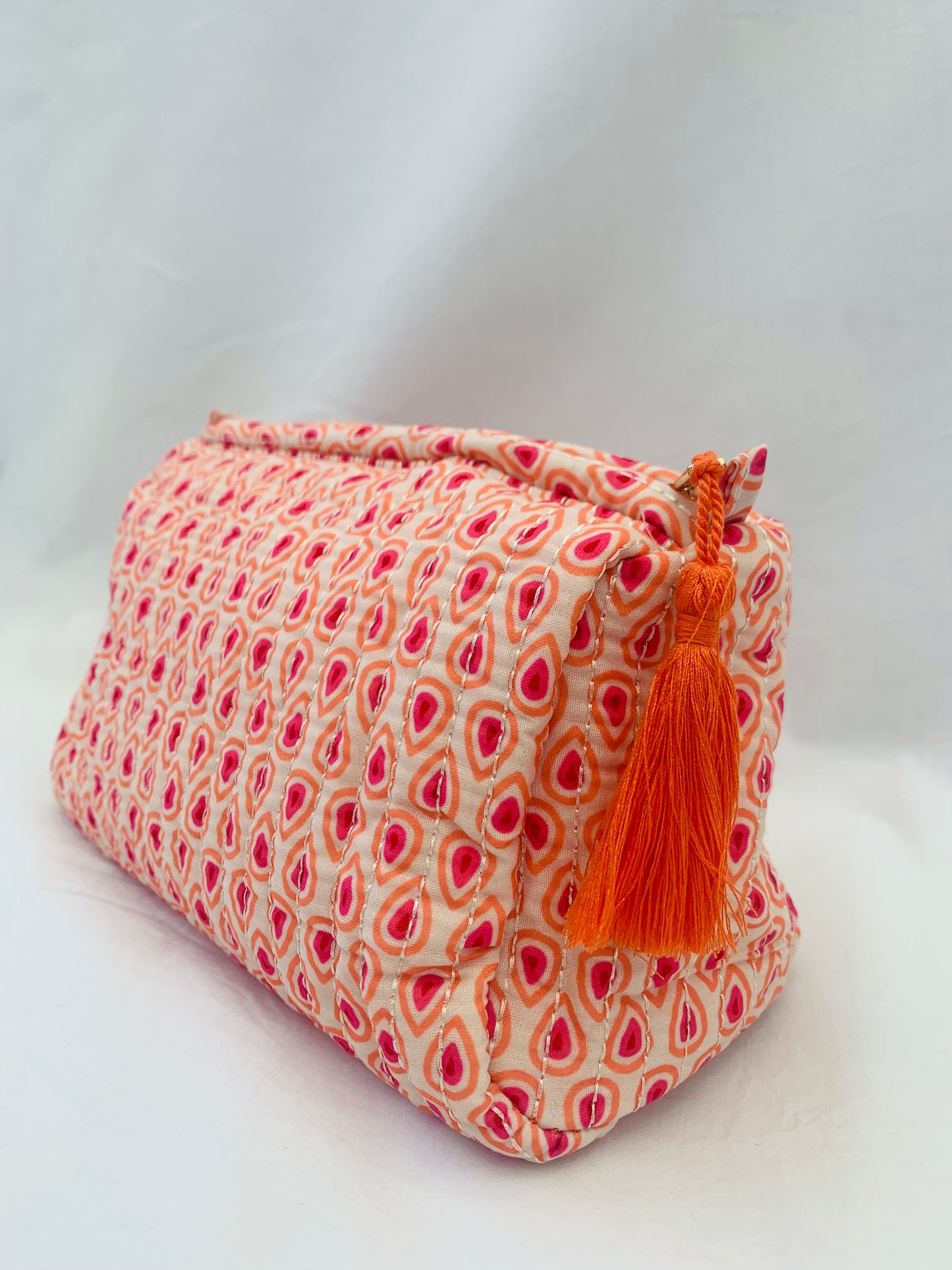 Make-up bag 'retro orange'