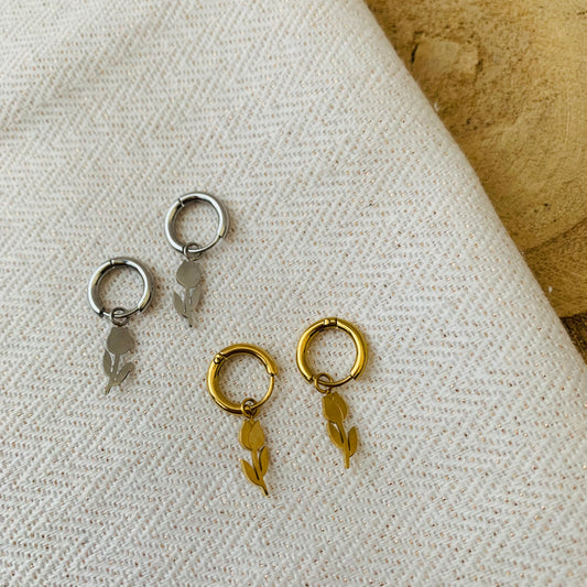 Oorbellen ‘tulip’