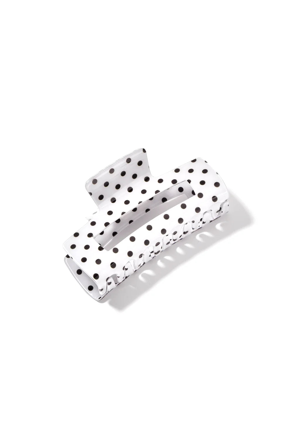 Haarklem 'polka dots white'