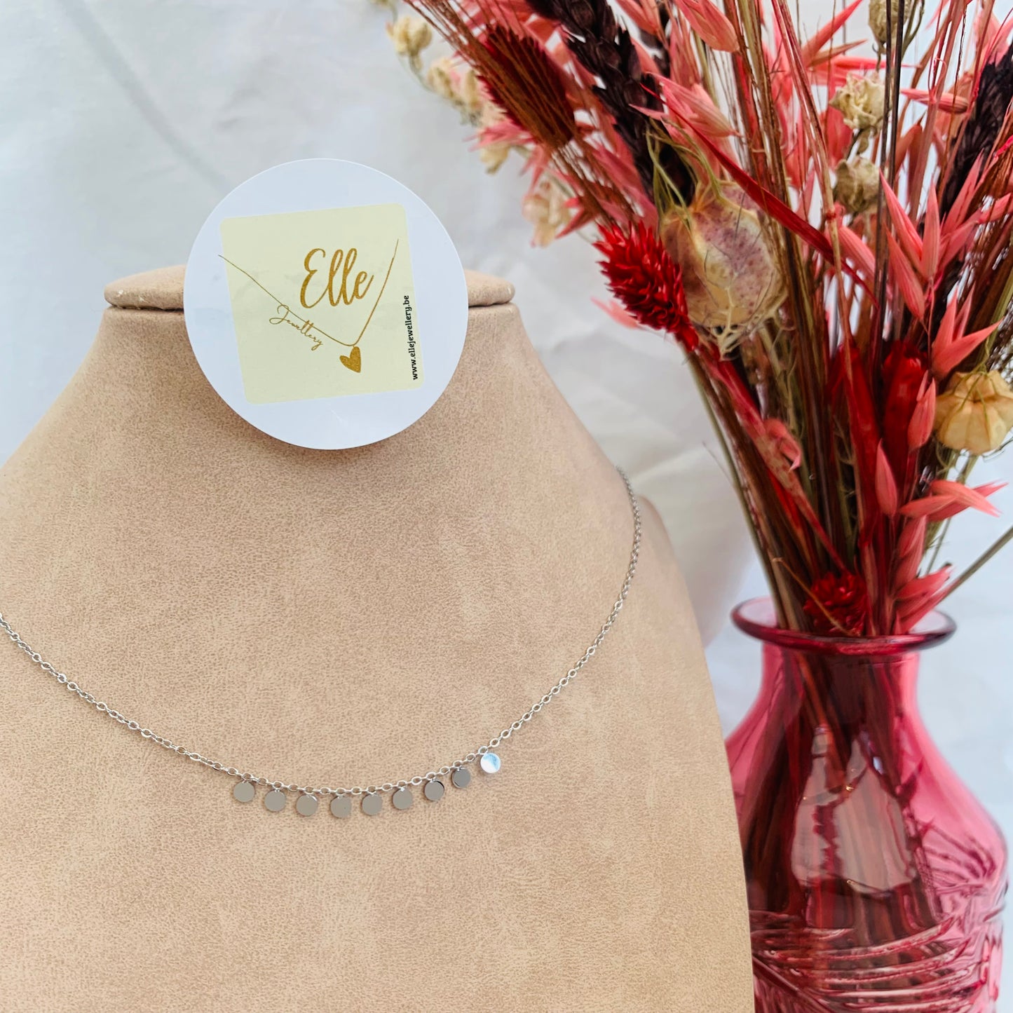 Ketting 'pendants silver'