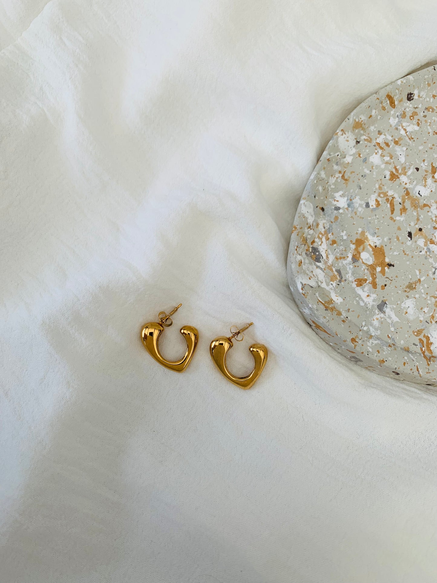 Oorbellen ‘golden twist’