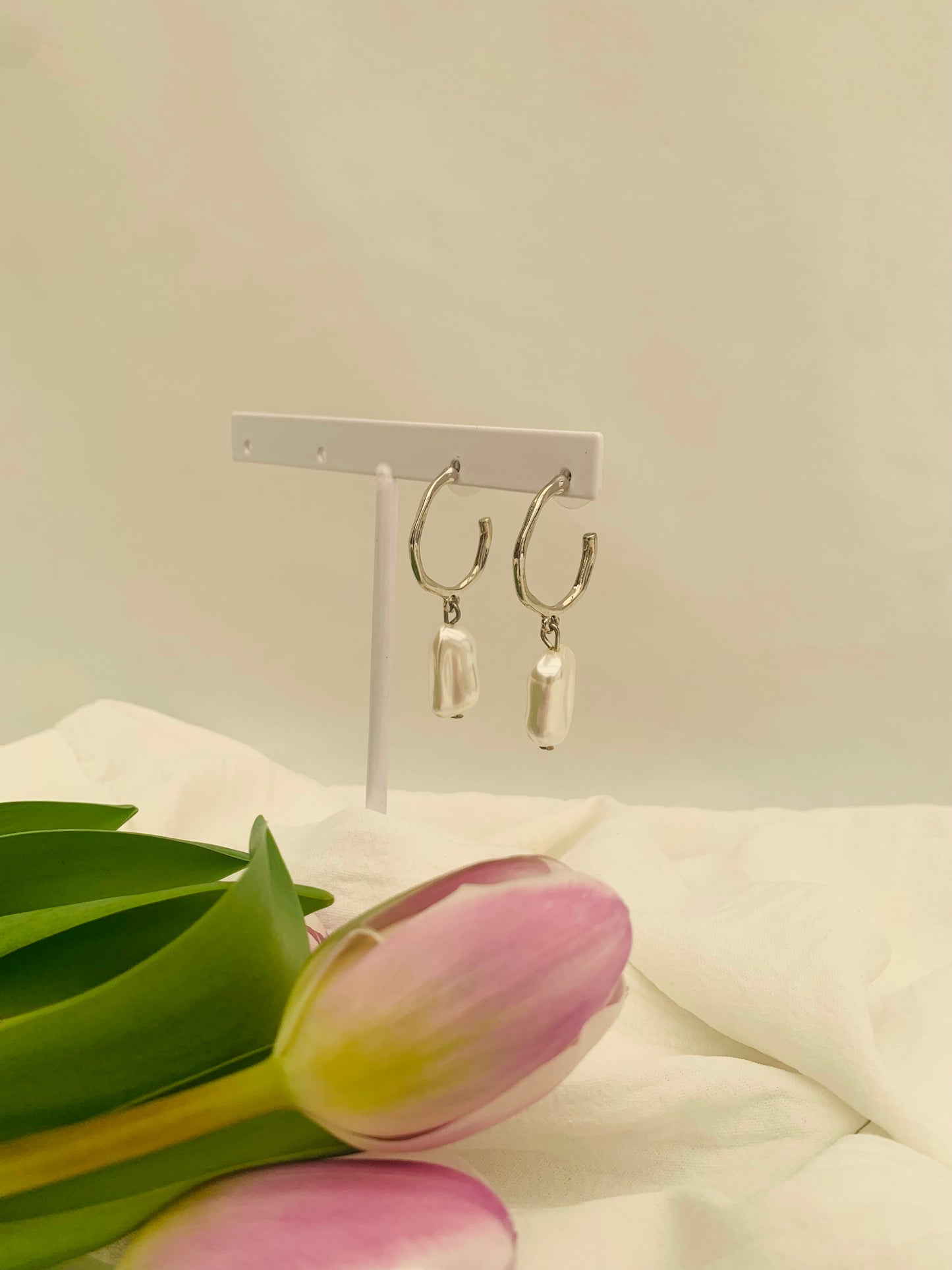 Oorbellen ‘moon drop'