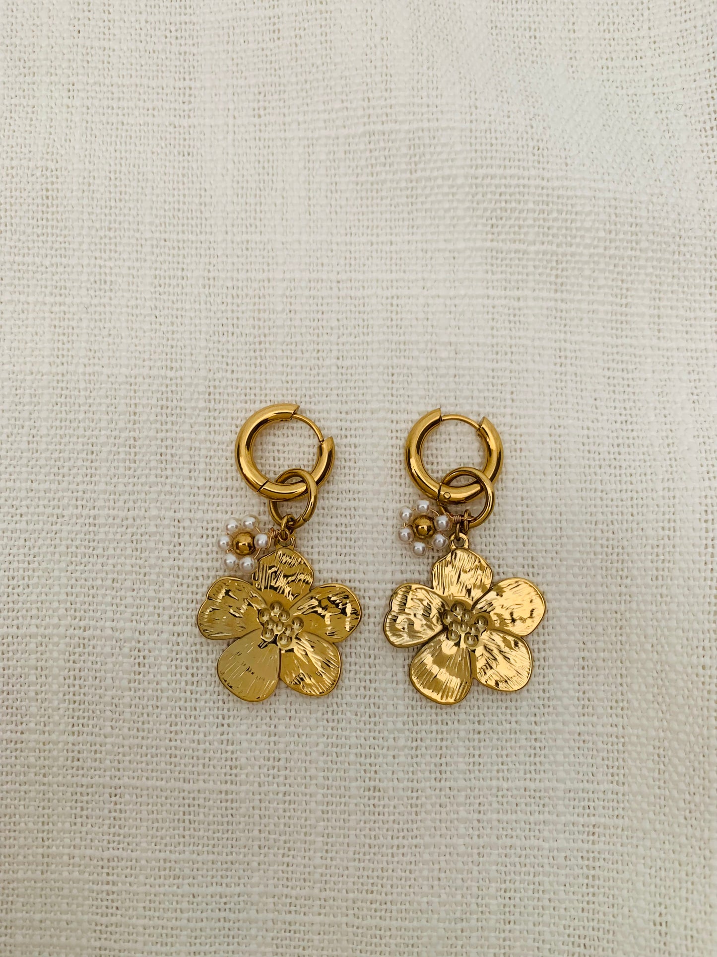 Oorbellen 'blossom pearls'