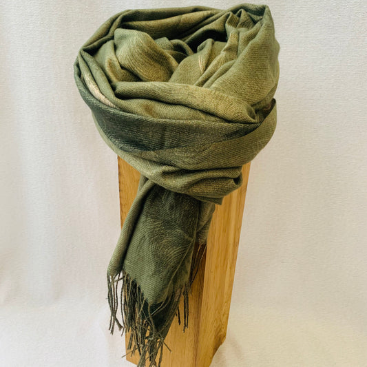 Sjaal ‘green bling’