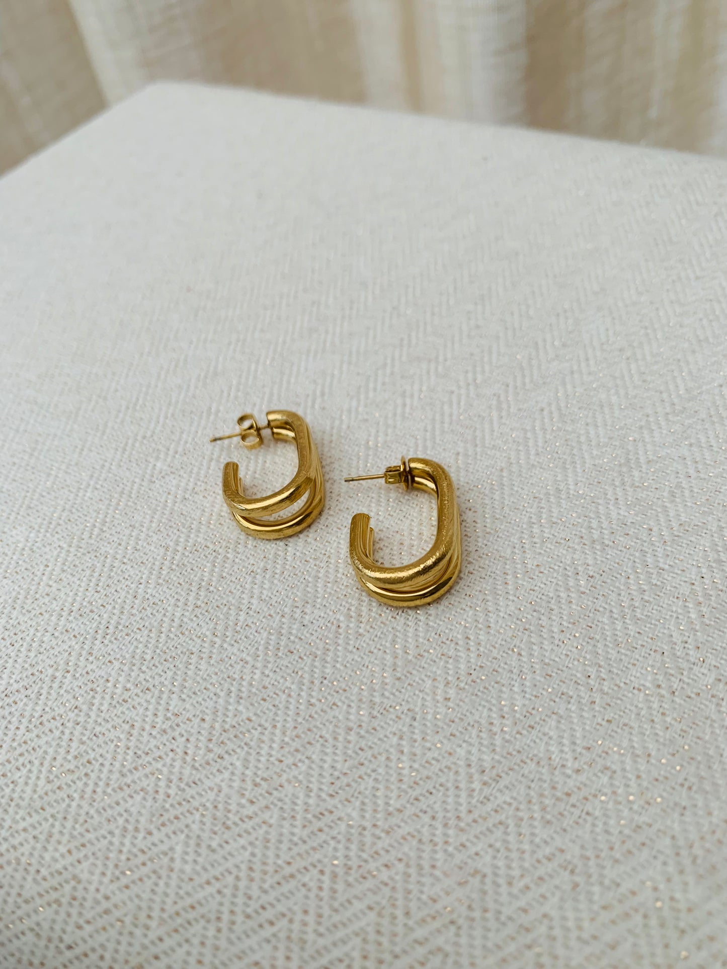 Oorbellen 'golden grace'