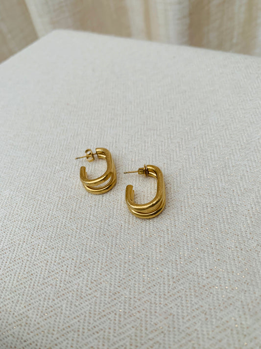 Oorbellen 'golden grace'