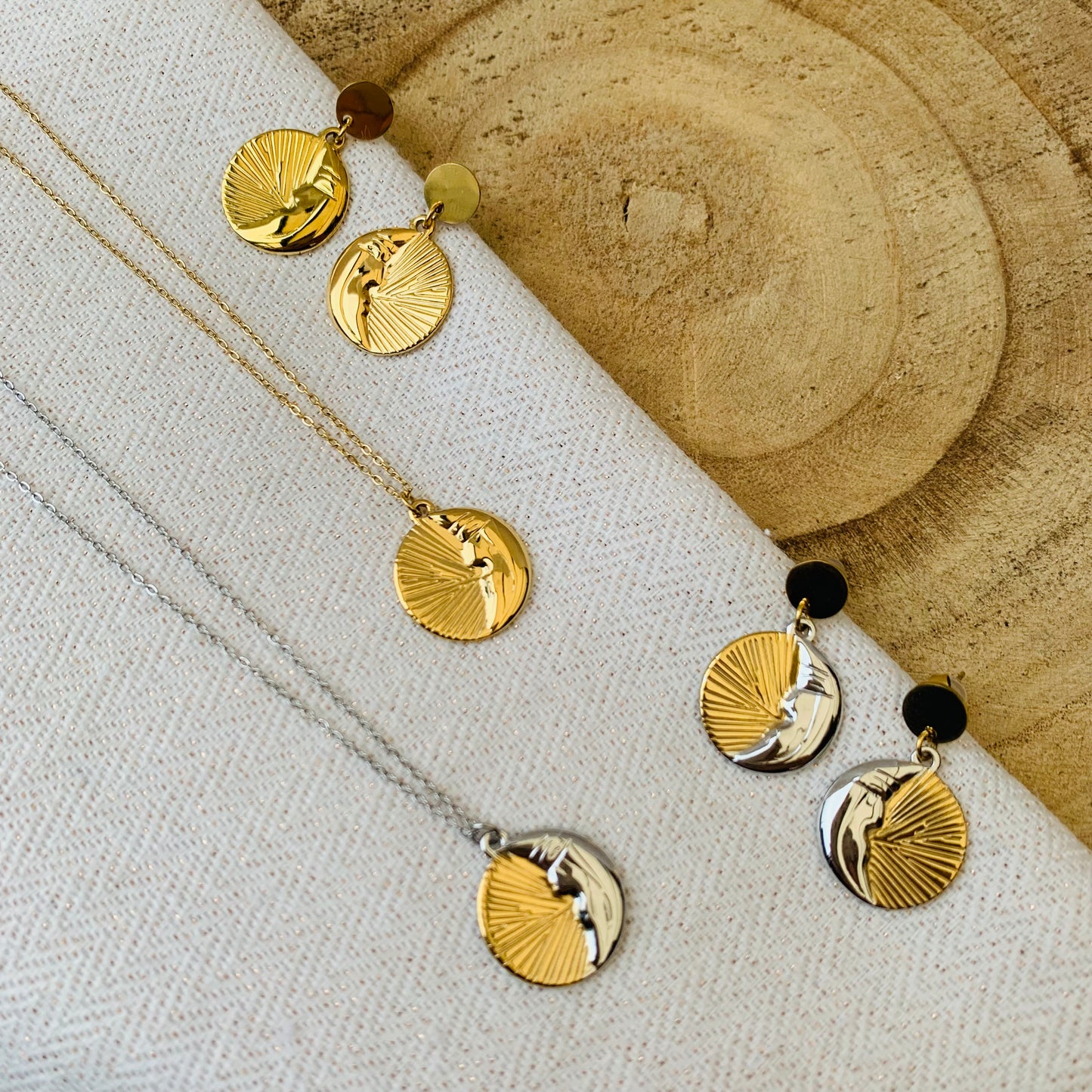 Oorbellen ‘moonlight’